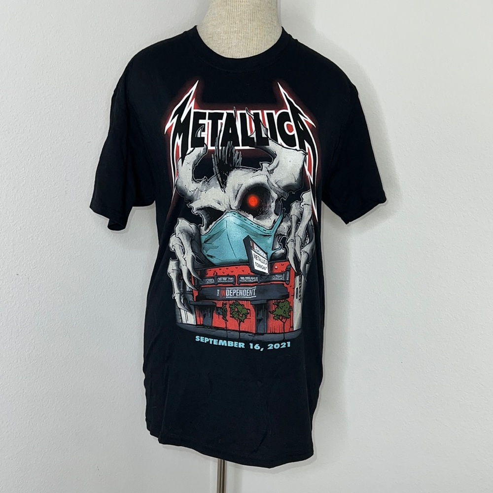 🔹 Metalica September 16, 2021 Independent Concert San Francisco Tee